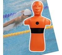 Manichino For Il Salvataggio In Acqua - Simulazione Di Piscina/spiaggia/fiume, Modello Realistico For Addestramento Antincendio E Esercitazione For Gare In(Orange)