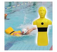 Manichino For Il Salvataggio In Piscina/spiaggia E Fiume, For L'addestramento Antincendio, For Gare Di In Acqua Con Tre Fori For L'iniezione Dell'acqua(Yellow)