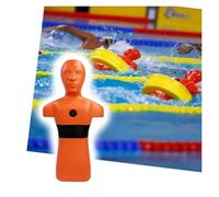 Manichino For Il Salvataggio In Piscina/spiaggia E Fiume, Manichino For L'addestramento Antincendio, For Gare Di In Acqua Con Tre Fori For L'iniezione Dell'acqua(Orange)