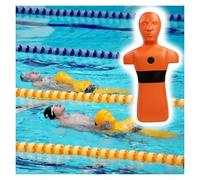 Manichino For Il Salvataggio In Piscina/spiaggia E Fiume, Manichino For L'addestramento Antincendio, For Gare Di In Acqua Con Tre Fori For L'iniezione Dell'acqua(Orange)