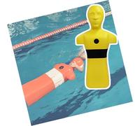 Manichino For Il Salvataggio In Piscina/spiaggia E Fiume, Modello Di Addestramento Al In Piscina Con 3 Fori For L'iniezione Dell'acqua(Yellow)