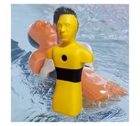 Manichino For Simulazione Di Salvataggio In Acqua,Modello Di Addestramento,Con 3 Fori Di Ingresso E Uscita,For Esercitazioni Di Traino In Piscina(Yellow)