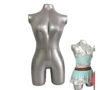 Manichino gonfiabile - Espositore per abbigliamento | Forma espositiva a metà corpo | Modello donna per la parte superiore del corpo | Infissi e attrezzature per negozi al dettaglio per negozio di