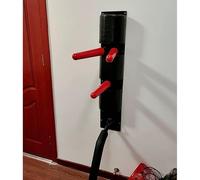 Manichino in legno Wing Chun per montaggio a parete, attrezzatura per allenamento di kung fu e arti marziali, pratica di pugni e calci, struttura in legno massiccio