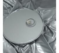 Manichino maschile gonfiabile portatile a corpo intero busto argento modello in PVC display moda per negozio al dettaglio Visual Merchandising vetrina dressing altezza 84 cm Propo realistico