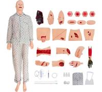 Manichino Medico Grandezza Naturale,Modello per Formazione Infermieristica | Modello anatomico multifunzionale uomo-donna per assistenza, formazione infermieristica ed educazione medica