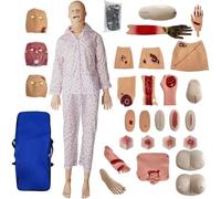 Manichino Multifunzionale per Addestramento Medico, Simulatore RCP, Manichino a Grandezza Naturale per Competenze Infermieristiche, Manichino a Corpo Intero per Cura Paziente, Modello di Trauma