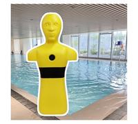 Manichino Per Addestramento Al Salvataggio In Acqua,dispositivo Di Salvataggio In Acqua A Riempimento Rapido,per Esercitazioni In Acqua,con 3 Fori(Yellow)