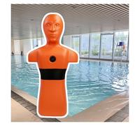 Manichino Per Addestramento Al Salvataggio In Acqua,dispositivo Di Salvataggio In Acqua A Riempimento Rapido,per Esercitazioni In Acqua,con 3 Fori(Orange)