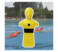 Manichino Per Addestramento Al Salvataggio In Acqua, Simulatore Con Peso Regolabile, Strumento Didattico Per La Prevenzione Dell'annegamento, 3 Ingressi D'acqua(Yellow)