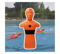 Manichino Per Addestramento Al Salvataggio In Acqua, Simulatore Con Peso Regolabile, Strumento Didattico Per La Prevenzione Dell'annegamento, 3 Ingressi D'acqua(Orange)