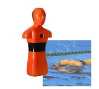 Manichino Per Addestramento Al Salvataggio In Acqua,simulatore Salvataggio In Piscina,dispositivo Salvataggio A Riempimento Rapido Dell'acqua,facile Pulire(Orange)