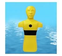 Manichino Per Addestramento Al Salvataggio In Piscina, Attrezzatura Per Il Salvataggio In Caso Di Annegamento,in Acqua Arancione/giallo, 3 Ingressi D'acqua(Yellow)