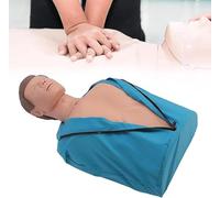 Manichino per addestramento alla RCP per adulti Modello umano per rianimazione cardiopolmonare per respirazione artificiale con metà corpo in gomma A