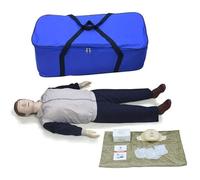 Manichino per addestramento CPR a corpo intero Manichino per addestramento CPR di primo soccorso con pelle del viso sostituibile per addestramento al primo soccorso A
