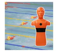 Manichino Per Addestramento In Acqua, Simulatore Di Salvataggio In Acqua PE, Manichino Per Esercitazione Di Annegamento, Con 3 Ingressi D'acqua,peso Regolabile(Orange)