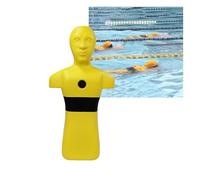 Manichino Per Addestramento In Acqua, Strumento Didattico Monoblocco Per La Prevenzione Annegamento, Dispositivo Di Salvataggio, 3 Ingressi D'acqua(Yellow)