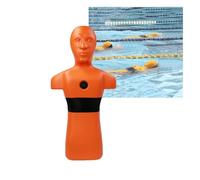 Manichino Per Addestramento In Acqua, Strumento Didattico Monoblocco Per La Prevenzione Annegamento, Dispositivo Di Salvataggio, 3 Ingressi D'acqua(Orange)