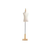Manichino per bambini con spilli, torso per bambino con supporto, torso per bambino in tessuto, per esposizione di abbigliamento e sciarpe(A,8 years old)
