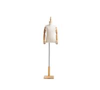 Manichino per bambini con spilli, torso per bambino con supporto, torso per bambino in tessuto, per esposizione di abbigliamento e sciarpe(AH,2 years old)