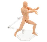 Manichino per Disegno in PVC con Supporto per Artisti e Pose Realistiche | Lavorazione Dettagliata, Articolazioni Versatili, Supporto Stabile, per Creazione Artistica e Istruzione al Disegno