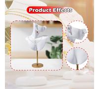 Manichino per gioielli, elegante busto, espositore per gioielli fiere,