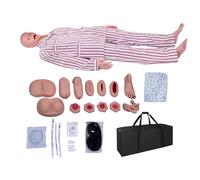 Manichino Per Infermieri Avanzati, Manichino Umano Dimostrativo A 170 cm Grandezza Naturale Maschile/Femminile Per Formazione Infermieristica, Può Eseguire 33 Operazioni Di Nursing