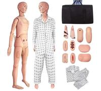 Manichino per la Cura del paziente a grandezza Naturale Modello Umano anatomico scientifico in PVC Competenze infermieristiche Manichino con genitali intercambiabili