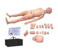 Manichino per la cura del paziente a grandezza naturale per la formazione della RCP e abilità infermieristiche di base, modello umano geriatrico completo per studenti di medicina e insegnamento