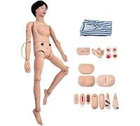 Manichino per La Cura del Paziente, Simulatore di Rianimazione Cardiopolmonare per La Formazione sulle Competenze Infermieristiche di Base, Modello Umano Geriatrico, Corpo Intero 170 Cm