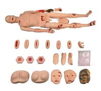 Manichino per la Cura del paziente traumatizzato, Modello avanzato per Chi assiste Un Trauma da ustione, manichino per la Simulazione di ustioni da frattura, Altezza 170 cm, Modello di simulatore per