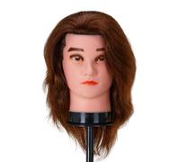 Manichino per parrucchieri - Capelli veri | Gabbiano WZ3 lunghezza 8"