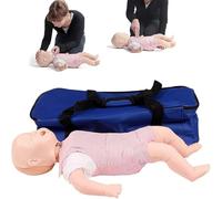 Manichino per rianimazione neonatale, bambola in silicone per RCP per neonati, manichino per rianimazione cardiopolmonare per l'educazione e l'insegnamento ai pazienti A
