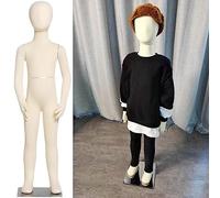 Manichino per vestiti da bambino con braccia e testa staccabili per cucire, esposizione di vendita di abbigliamento online e educazione alla sicurezza scolastica