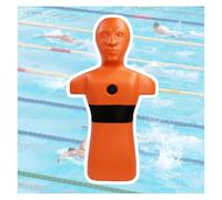 Manichino Salvavita For La Prevenzione Annegamento, Modello Di Esercitazione Antincendio, Con 3 Fori Di Iniezione Acqua, Drenaggio Rapido, For Nuotare In Spiaggia(Orange)