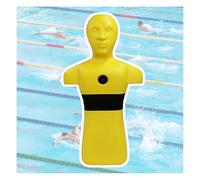 Manichino Salvavita For La Prevenzione Annegamento, Modello Di Esercitazione Antincendio, Con 3 Fori Di Iniezione Acqua, Drenaggio Rapido, For Nuotare In Spiaggia(Yellow)