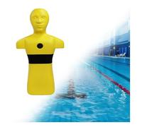 Manichino Salvavita For La Prevenzione Annegamento, Modello Galleggiante In PE Con Riempimento/scarico Rapido, Peso Di Zavorra Da 50 Kg Che Simula La Vera Resistenza(Yellow)