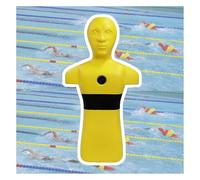 Manichino Salvavita For Simulazione Di Piscina/spiaggia E Fiume, Modello Di Addestramento PE Resistente Da 50 Kg, Strumenti Didattici For La Prevenzione Annegamento(Yellow)