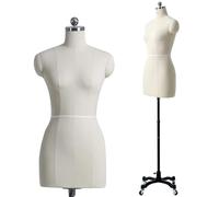 Manichino Sartoriale Busto Donna, Manichino femminile taglie forti, corpo di manichino per abiti da donna con base in metallo, espositore per abiti da donna,manichino taglie forti,WITHOUTarms-XXL88