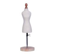 Manichino Sartoriale Piccolo, Torso Regolabile Mannequin Bulino, Mini Body Manikins Abbigliamento Pattern Fabbricazione di visualizzazione, for insegnare la Piastra di Abbigliamento Design