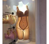 Manichino Shapewear Illuminato a LED, Torso di Manichino in Plastica per Lingerie Luminoso, Espositore per Intimo con Luci, per Vetrine di Boutique, Saloni e Negozi(A)