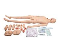 Manichino simulatore per addestramento Infermieristico Multifunzionale, manichino per addestramento anatomico, Altezza 170 cm, con 8 Moduli per traumi, Modello simulatore per Cura delle ferite, per i