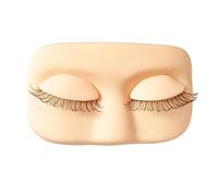 Manichino Testa Per Ciglia - Silicone Riutilizzabile Morbido Modello | Allungamento Pratica Viso Addestramento Busto | Estetica Salone Studio Finte Esercitazione Strumento Per Donne Ragazze Principian