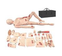 Manichino Umano A Grandezza Naturale Alto 160 Cm, Simulatore Di Cura Del Paziente, Manichino Di Primo Soccorso Per La Cura Dei Traumi Istituzionali