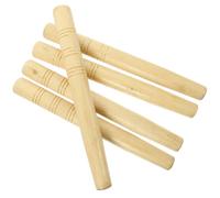 Manici in Legno per Attrezzi Agricoli, 5 Pezzi, Leggeri | Colore Kaki, Impugnatura Comoda ed Ergonomica, Sostituzione Semplice, per Pale e Falci, Uso Pratico