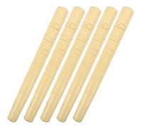 Manici in Legno per Attrezzi Agricoli 5 Pezzi, Ricambio | Legno, Design Ergonomico e Leggero, Facile da Sostituire, per Zappe e Falci, Colore Kaki