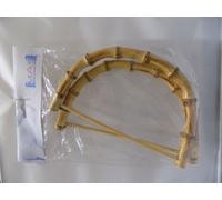 MANICI MANICO PER BORSA BORSE MAGLIA E UNCINETTO IN VERO BAMBU' MEZZALUNA MA106