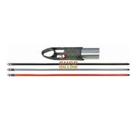 MANICI P/SCOPE FE.VERNICIATO C/FILETTO CM. 130