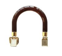 Manici per Borse a Forma di D Maniglia for il trasporto della borsa Accessori Maniglia di sollevamento semicircolare Fibbia fai da te Hardware Fibbia a clip Maniglia a forma di D in resina nera