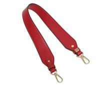 Manici Per Borse In Pelle Tracolla Per Borsa A Tracolla Lunga 60Cm Cintura Per Borsa Di Ricambio Con Fibbia In Oro Argento, Rosso, Fibbia d'oro